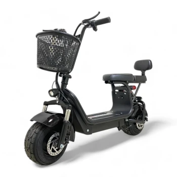 Электроскутер CityCoco WOLONG C1 PRO 48V 11Ah 800W Черный