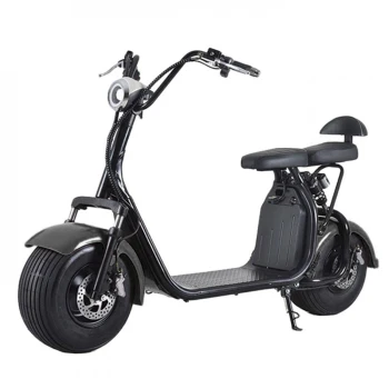 Электроскутер Citycoco GT X7 (2000W) Черный матовый