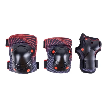 Набор защиты Tech Team Safe Fit Teens 2.0 Red (Красный) Размер S